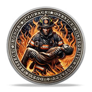 Firefighter Rescue Challenge Coin