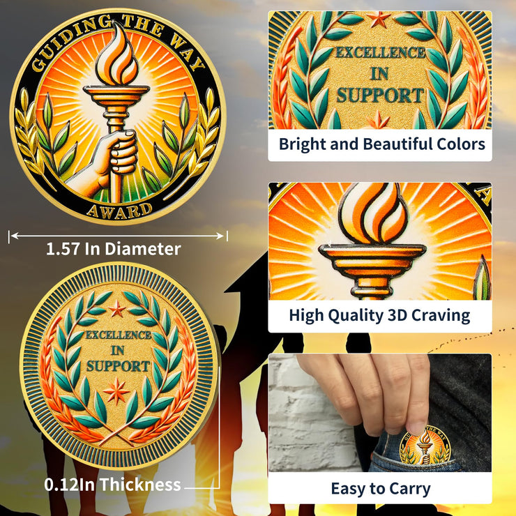 Guiding The Way Leadership Award Coin