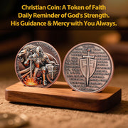 Knight & Lion Christian Challenge Coin
