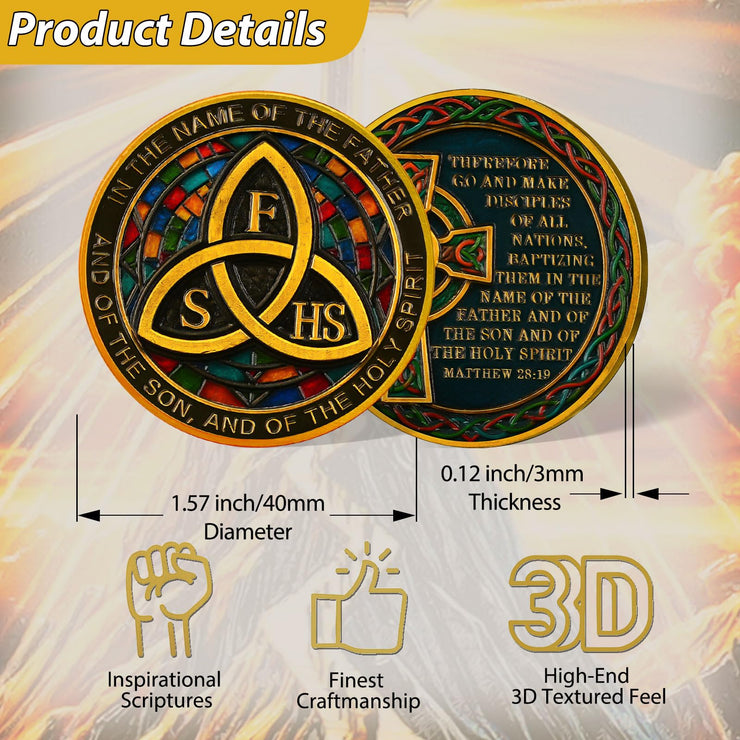 Sacred Christian Challenge Coin