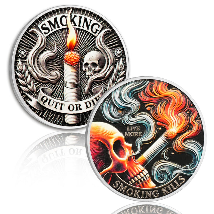 Quit Smoking Recovery Sobriety Coin