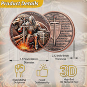 Knight & Lion Christian Challenge Coin
