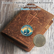 The Lord is My Rock Christian Challenge Coin