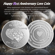 Happy First Anniversary Love Coin