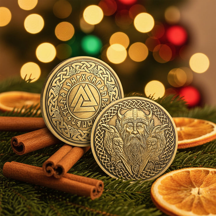 Viking Warrior Lucky Viking Odin Coin
