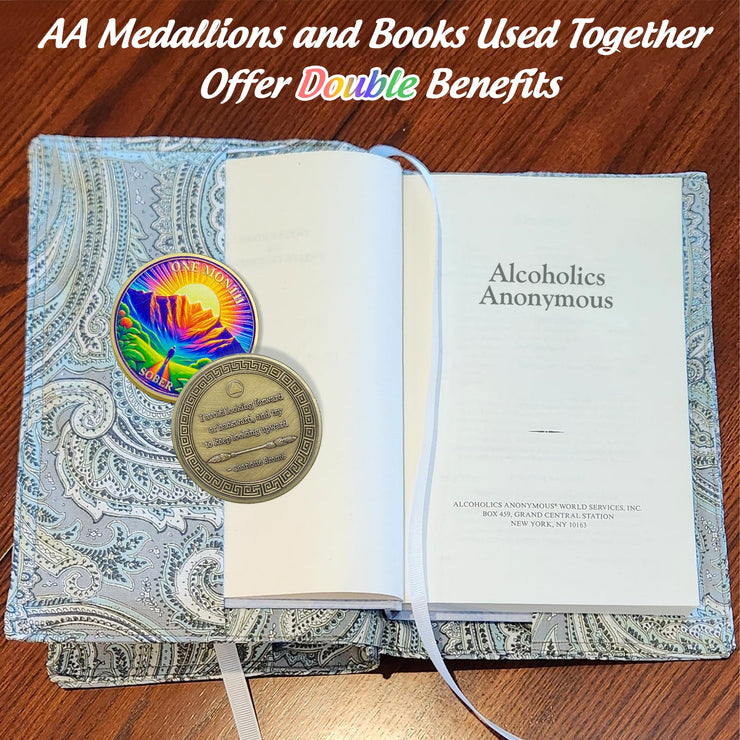 1-12 Months Recovery Addiction Celebrate Living Clean Sobriety Coin