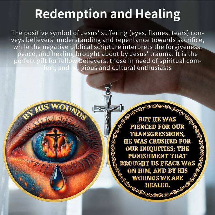 Tears of Redemption Challenge Coin Religious Coin