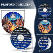 Camp Bonfire Sobriety Coin