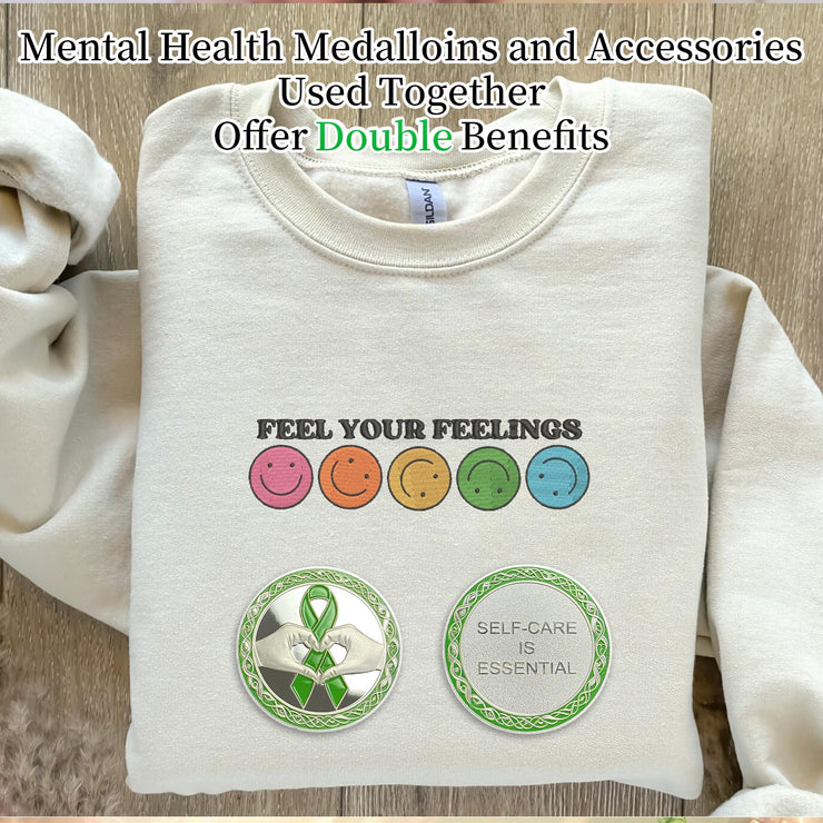 Original Green Ribbon Love Mental Health Awareness Coin