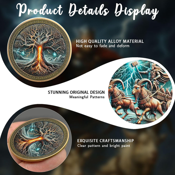 Vikings Yggdrasil Challenge Coin