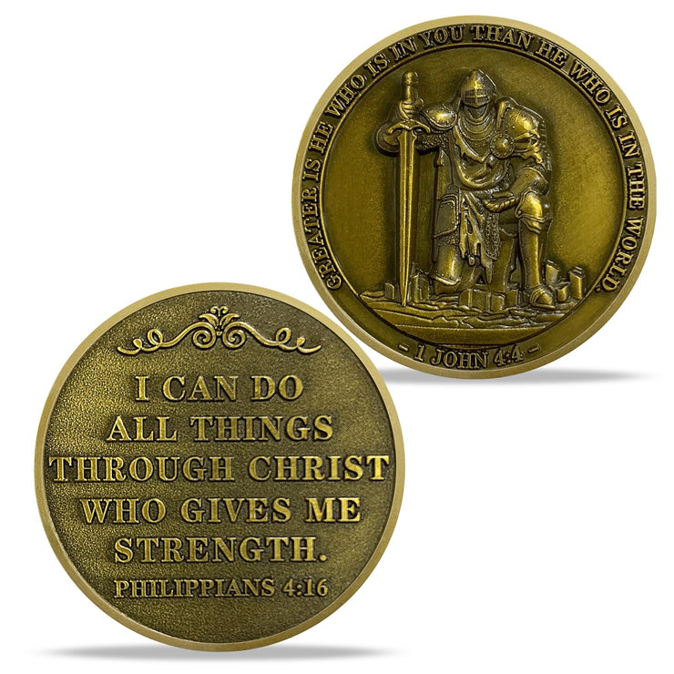 Knight Templar Christian Challenge Coin