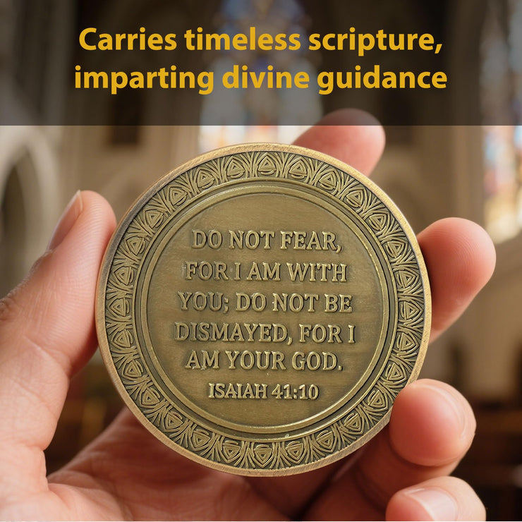 Sacred Jesus Comfort Christian Challenge Coin