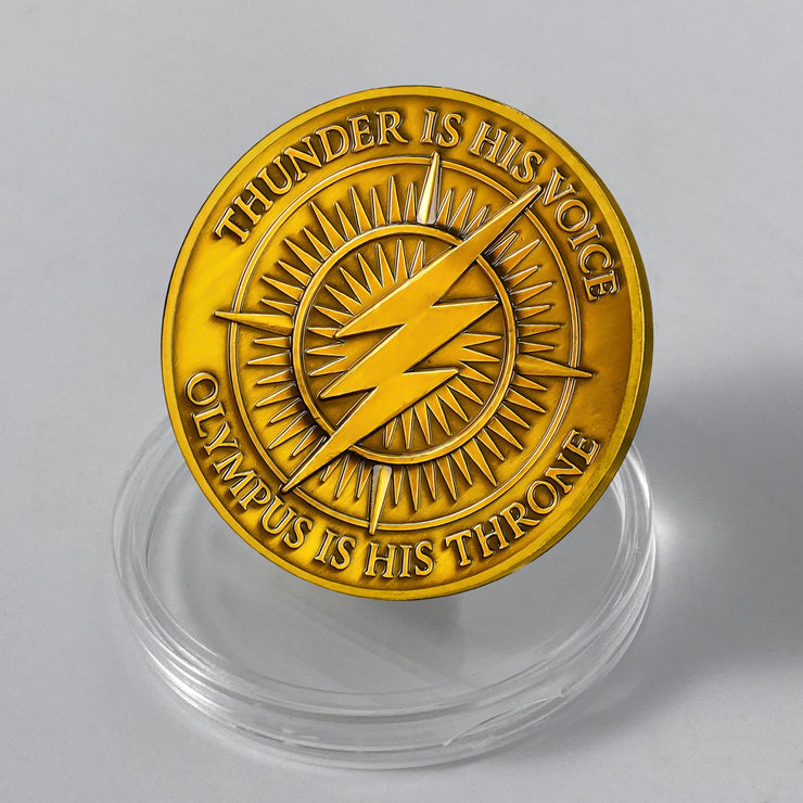 Zeus Challenge Coin King of Olympus Master