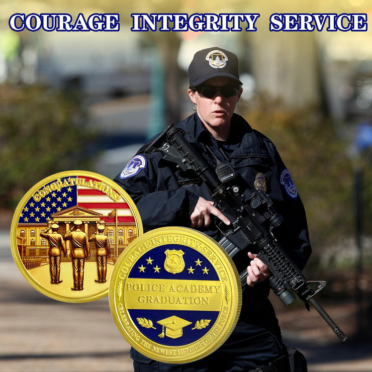 Police Graduation Gifts Coin