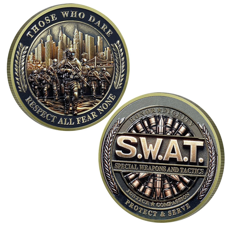 Saint Michael Police Prayer Coin