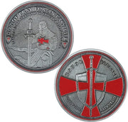 4 Pac Sets Knight Templar Challenge Coins Gift
