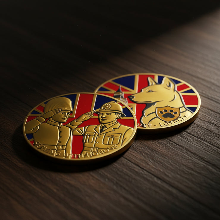 Police Dog Challenges Coin Police Challenge Coins