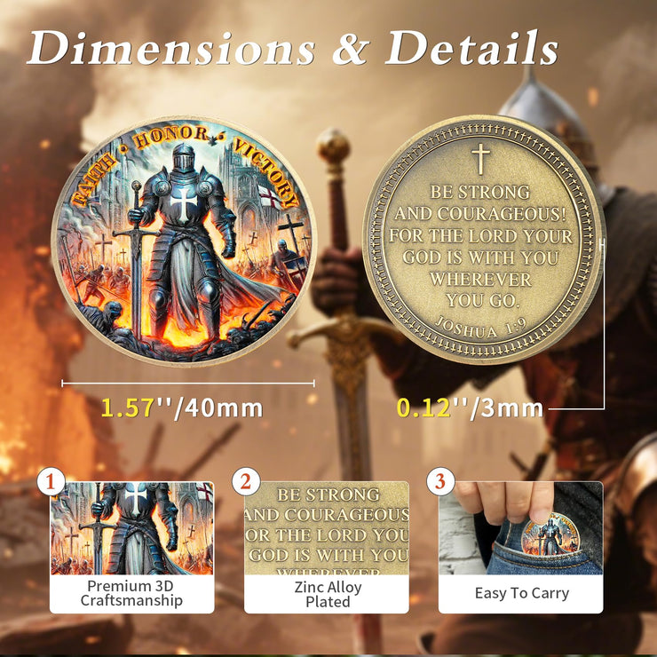 Knights Templar Challenge Coin