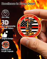 Firefighter Duty Honor Challenge Coin