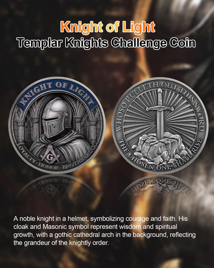 Knights Templar Challenge Coin