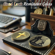 David and Goliath Christian Challenge Coin