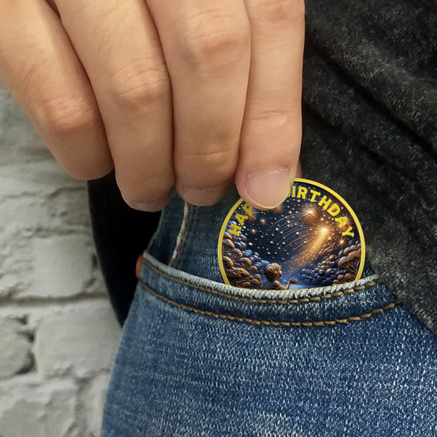 Shooting Star Wish Birthday Coin