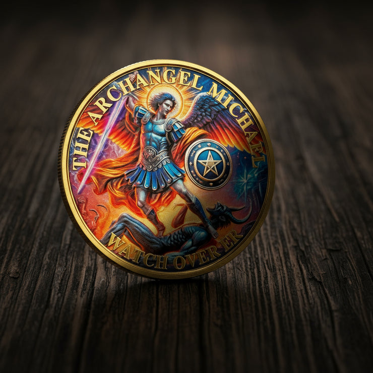 Archangel Michael Police Officers Prayer Coin