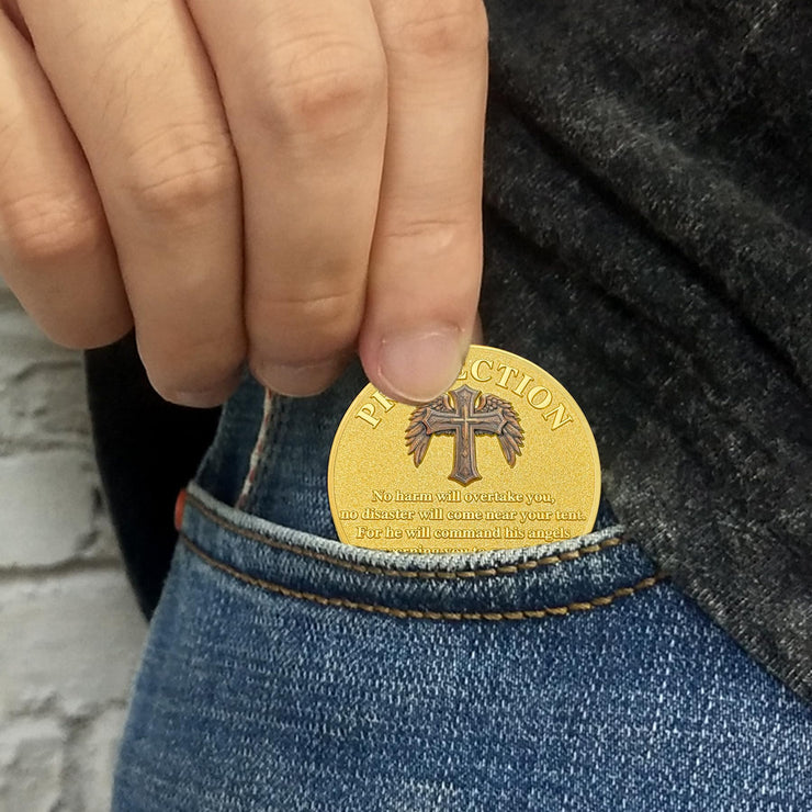 Archangel Michael Christian Challenge Coin