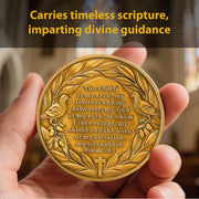 The Lord is My Rock Christian Challenge Coin