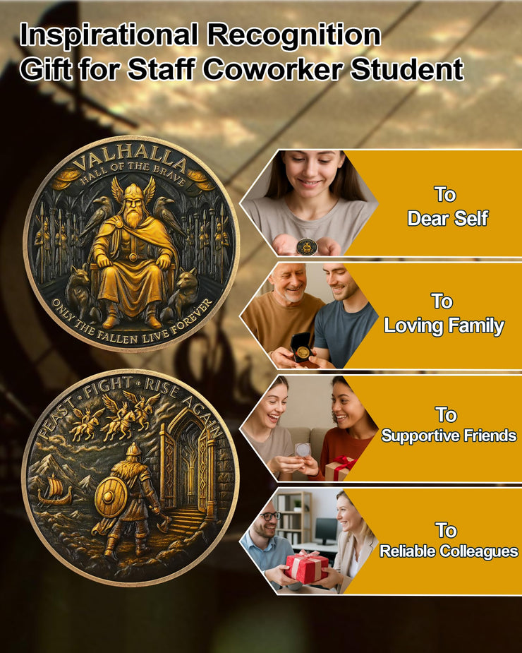 Viking Valhalla Challenge Coin