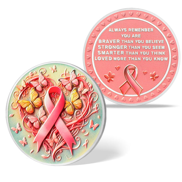 Breast Cancer Survivor Inspirational Recovery Coin