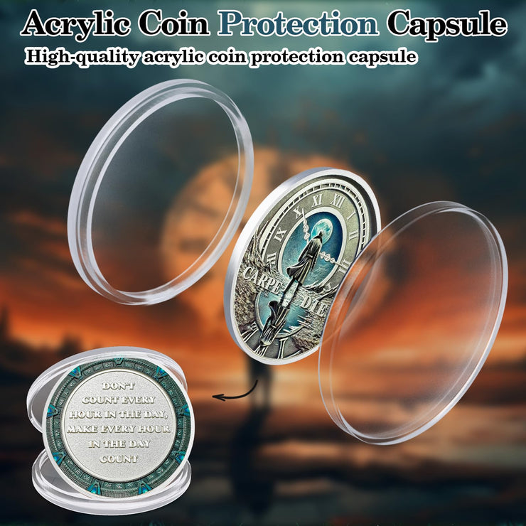 Memento Mori Carpe Diem Challenge Coin