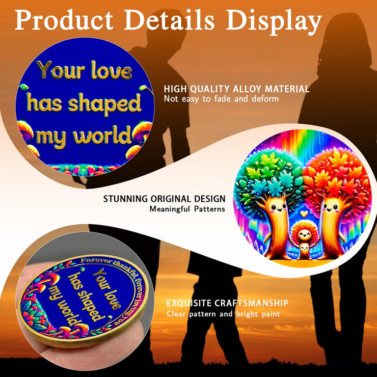 Meaningful Family Keepsake Forever Thankful Coin