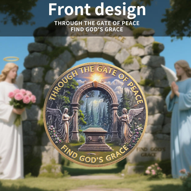 The Gate of Peace Christian Challenge Coin