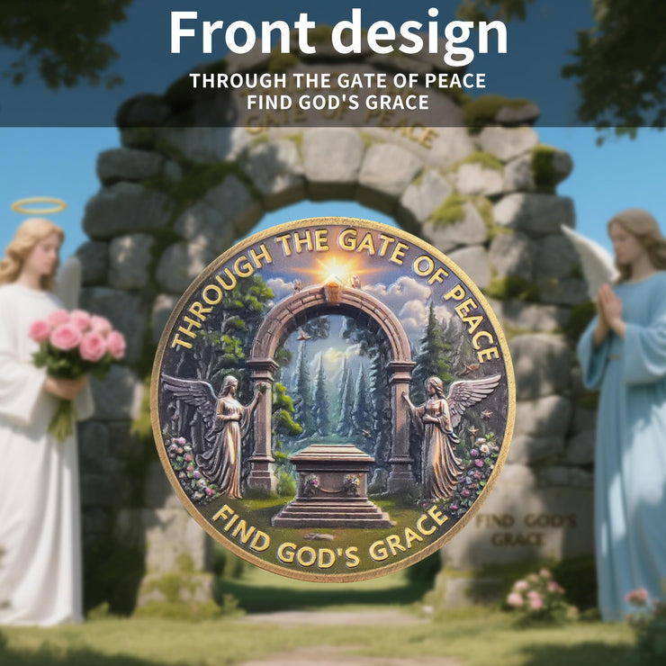 The Gate of Peace Christian Challenge Coin