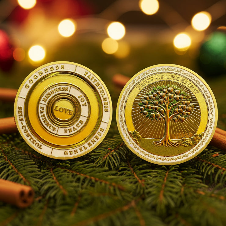 Fruit of The Spirit Christian Challenge Coin