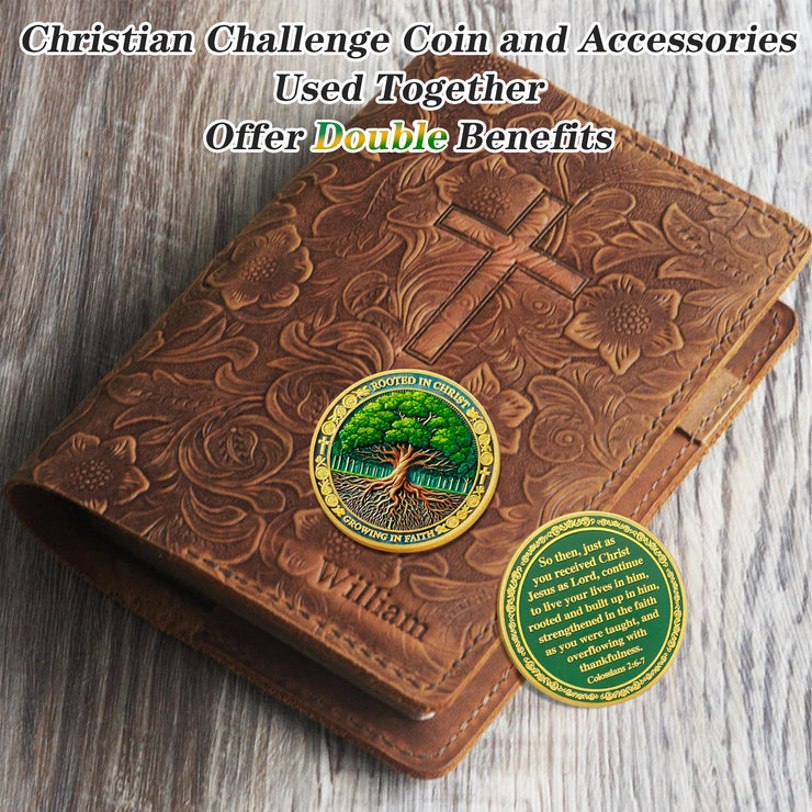 Tree of Faith Christian Challenge Coin