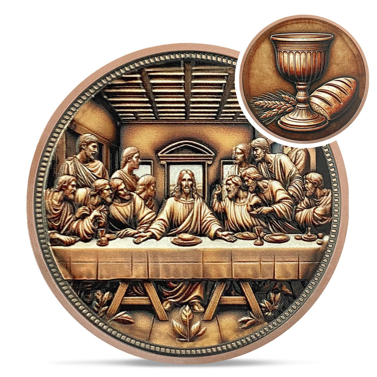 The Last Supper Christian Challenge Coin