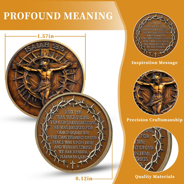 Jesus Christ Sacrifice Challenge Coin