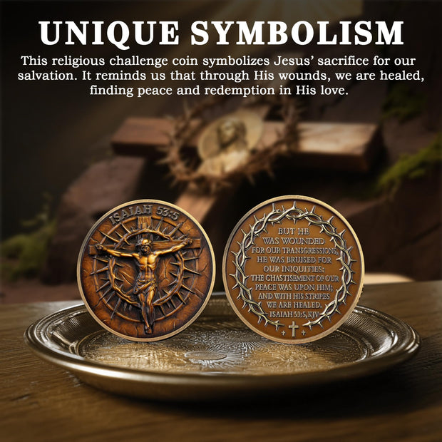 Jesus Christ Sacrifice Challenge Coin