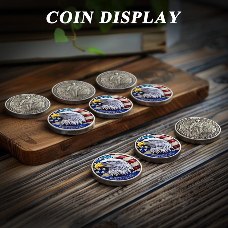 1 Pcs Veteran Challenge Coin Thank You for Your Service Military Challenge Coins