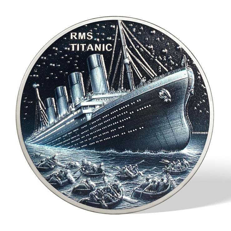 Titanic Cruise Artwork Never Sinking Cruise Ship Commemorative Coins