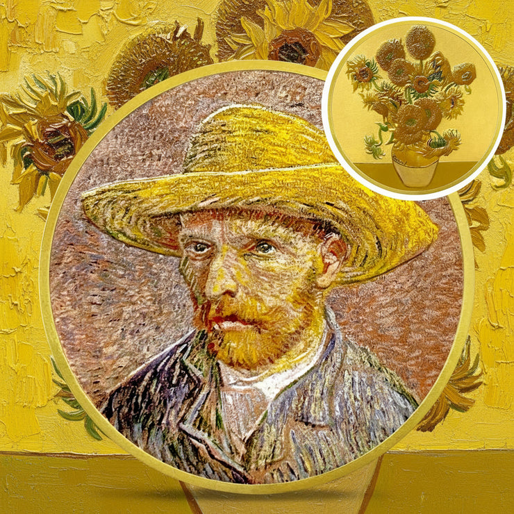 Artsy Van Gogh Sunflowers Coin
