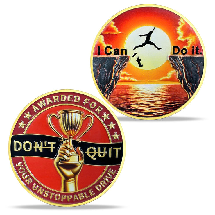 I CAN Motivational Challenge Sobriety Coin