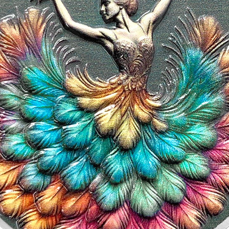 Blooming & Awakening Dancing Life Sobriety Coin