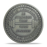 No Pain No Gain Inspiring Coin