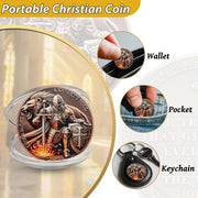 Knight & Lion Christian Challenge Coin