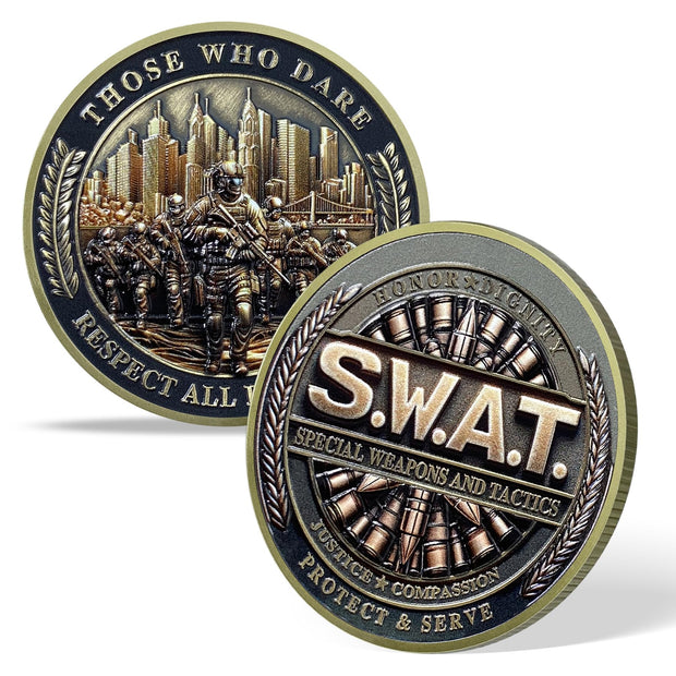 Saint Michael Police Prayer Coin