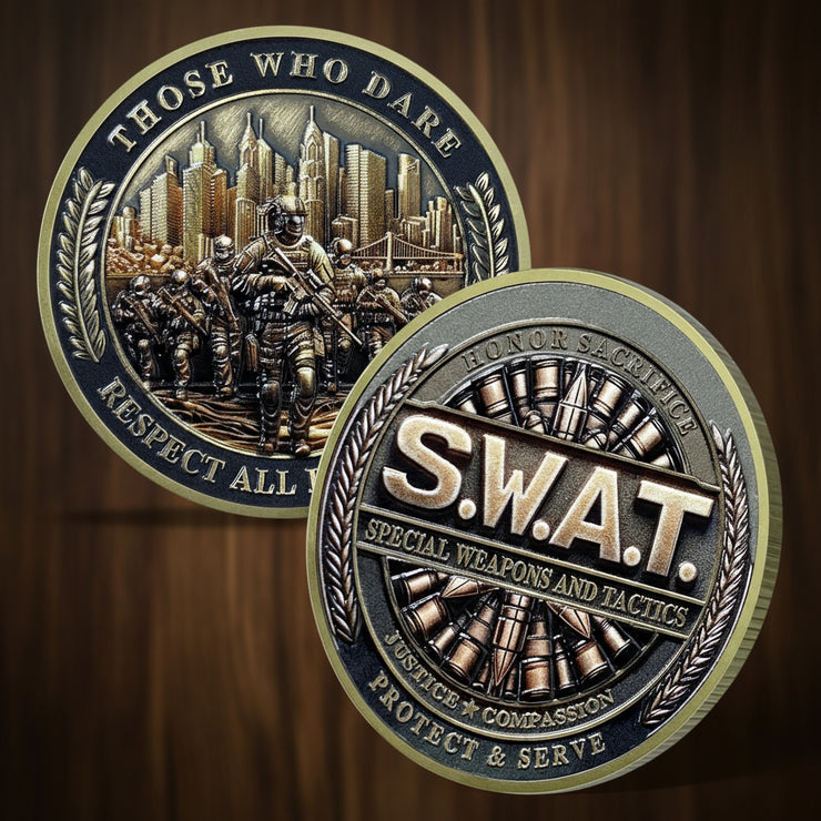 Saint Michael Police Prayer Coin