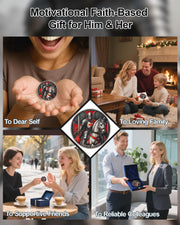 Knights Templar Challenge Coin with Red Cross